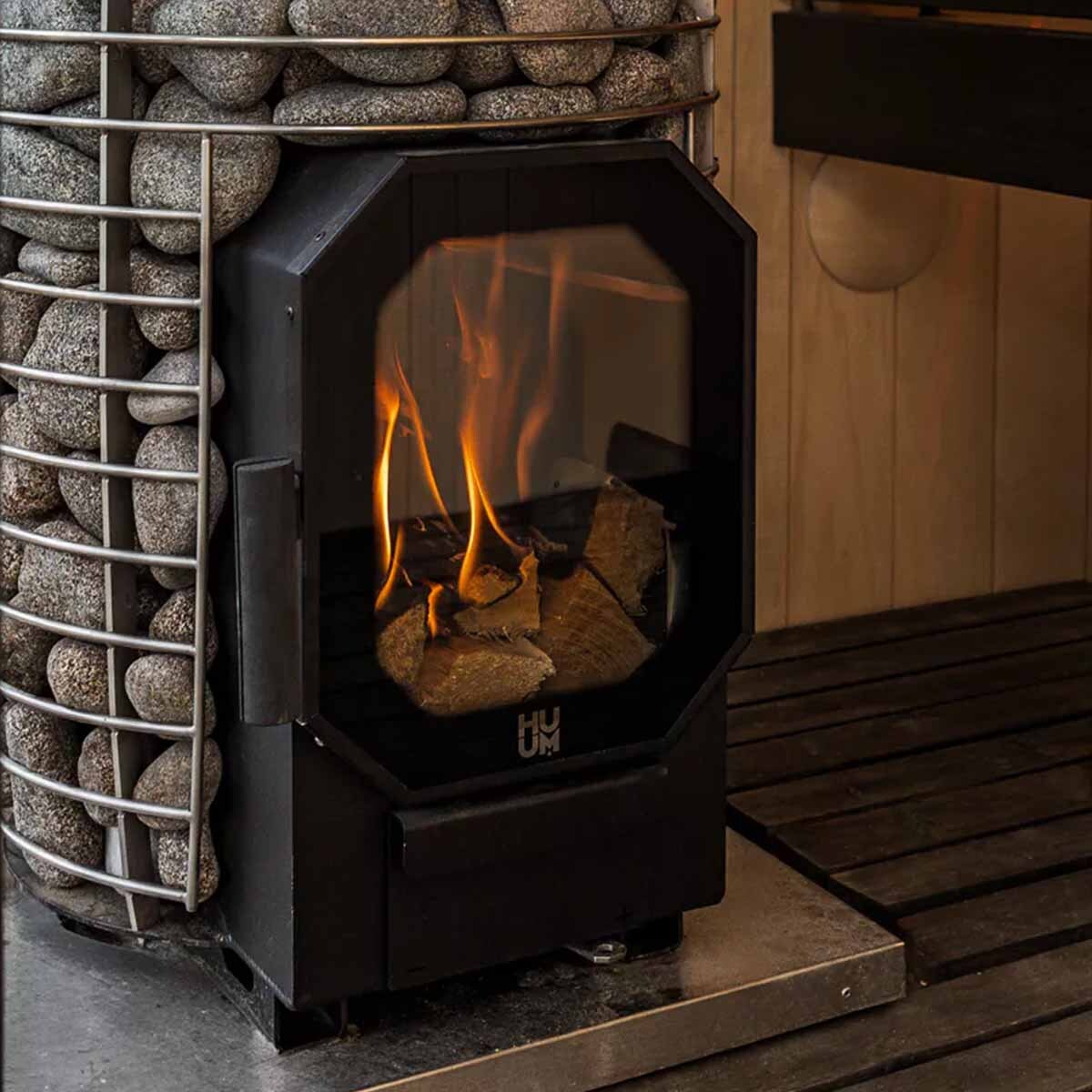 sauna wood burning heater