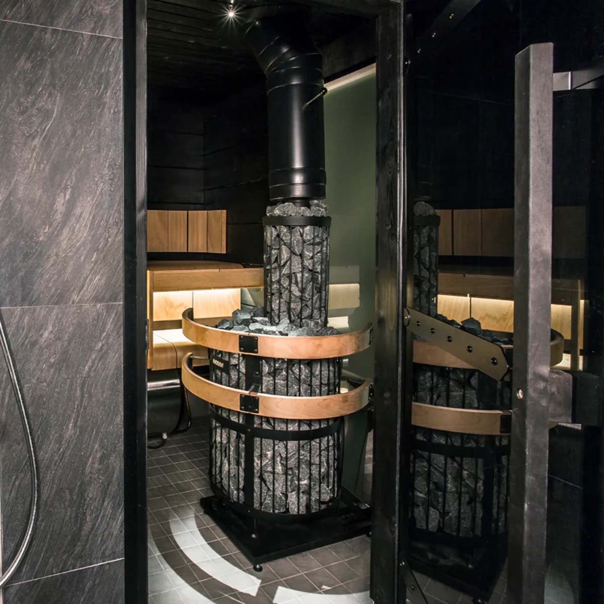 harvia wood burning stove provider