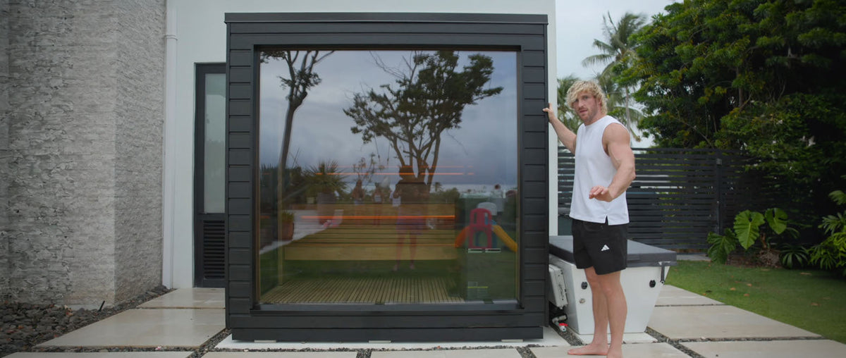 Logan Paul's Recovery Sauna: SaunaLife Cabin With Saunum Heater Technology