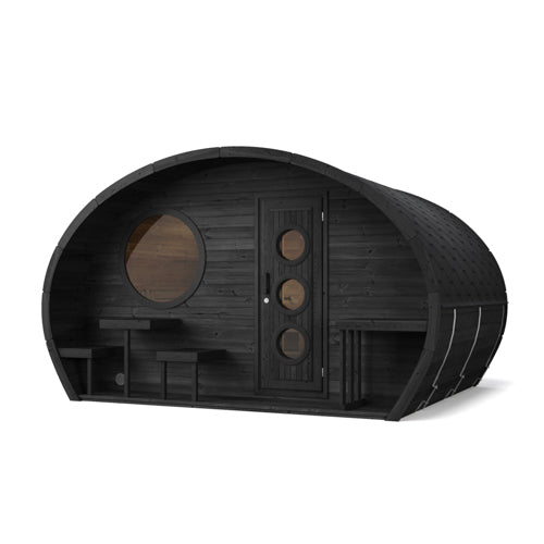 SaunaLife Garden G11B Outdoor Home Sauna Kit | 8 Person Sauna - DIY, Paint Included