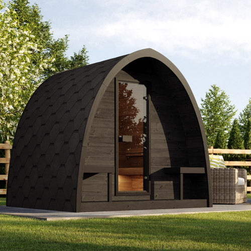 SaunaLife Garden G3B Outdoor Home Sauna Kit | 6 Person Sauna - DIY, Paint Included