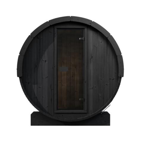 SaunaLife ERGO E6B Outdoor Barrel Sauna Kit | 3 Person Sauna - DIY, Paint Included
