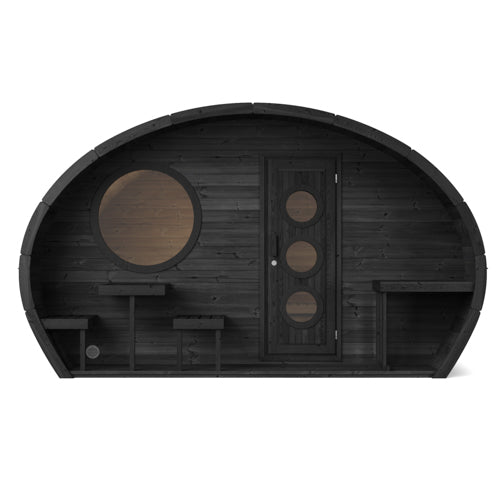 SaunaLife Garden G11B Outdoor Home Sauna Kit | 8 Person Sauna - DIY, Paint Included