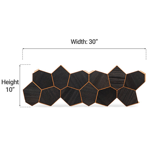 PROSAUNAS Modern Black Sauna Wall Panels