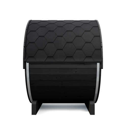 SaunaLife ERGO E6B Outdoor Barrel Sauna Kit | 3 Person Sauna - DIY, Paint Included