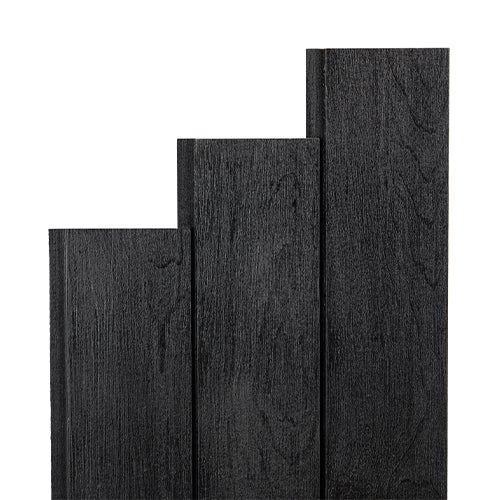 PROSAUNAS Aspen Brushed Midnight Black 1X4 T&G STS4