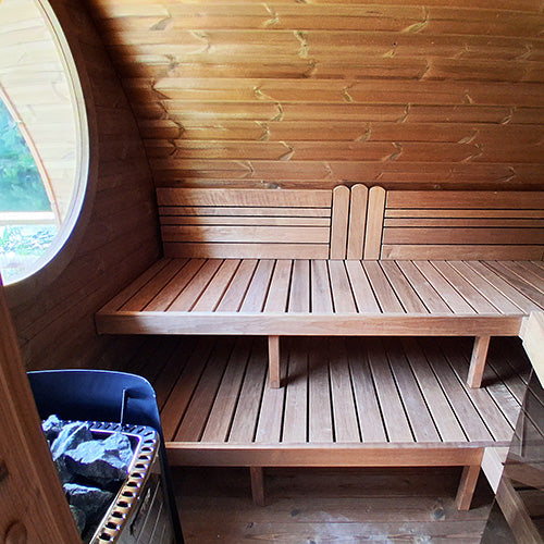 SaunaLife Garden G11B Outdoor Home Sauna Kit | 8 Person Sauna - DIY, Paint Included