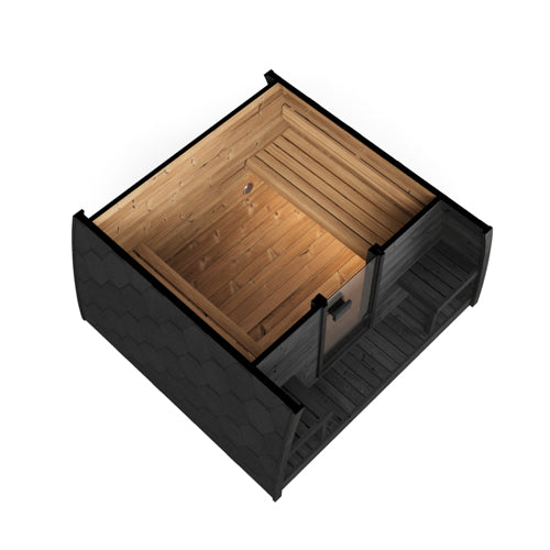 SaunaLife Garden G3B Outdoor Home Sauna Kit | 6 Person Sauna - DIY, Paint Included