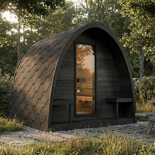 SaunaLife Garden G3B Outdoor Home Sauna Kit | 6 Person Sauna - DIY, Paint Included