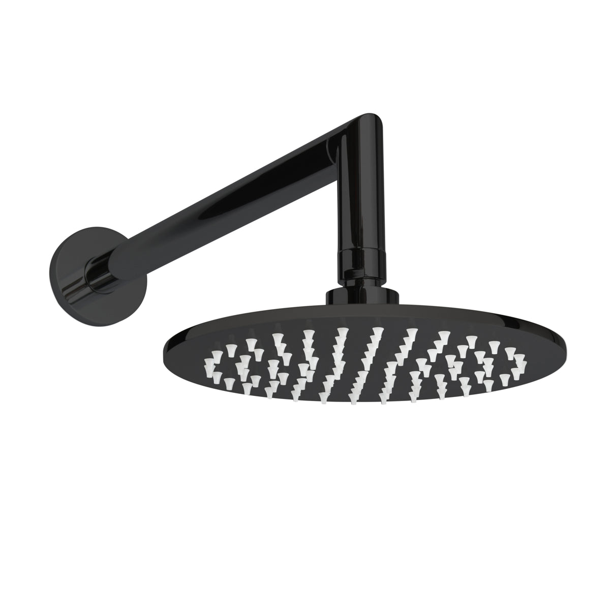 ThermaSol Shower Arm and Rain Head - Round