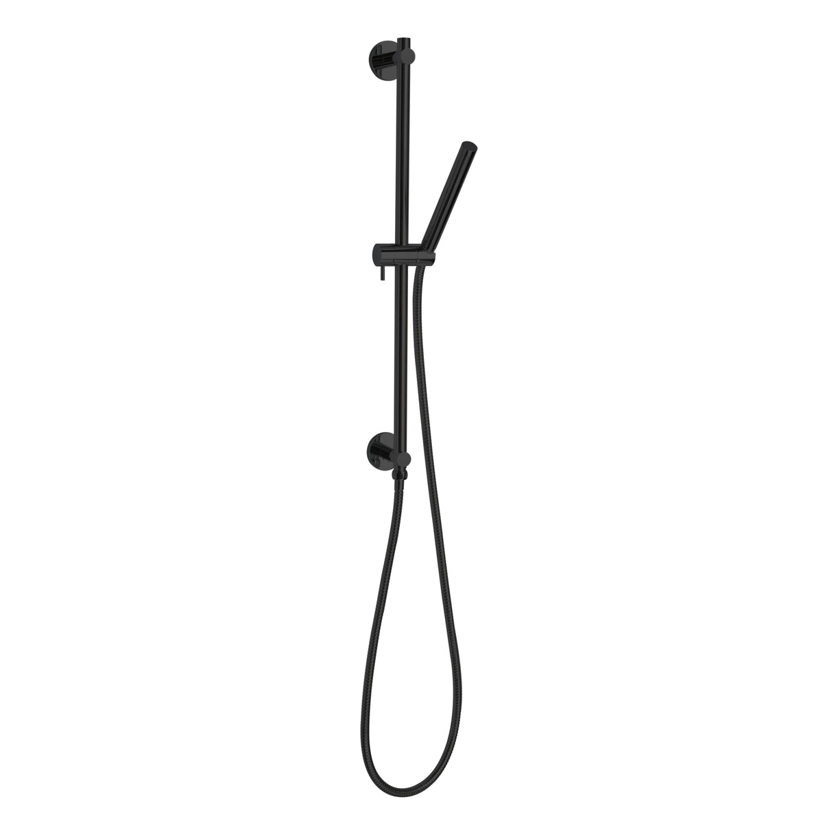 ThermaSol Shower Rail, Hose and Wand - Round