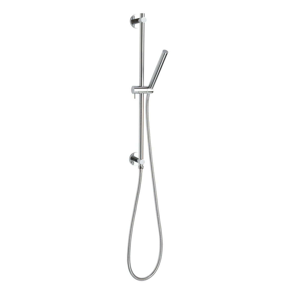 ThermaSol Shower Rail, Hose and Wand - Round