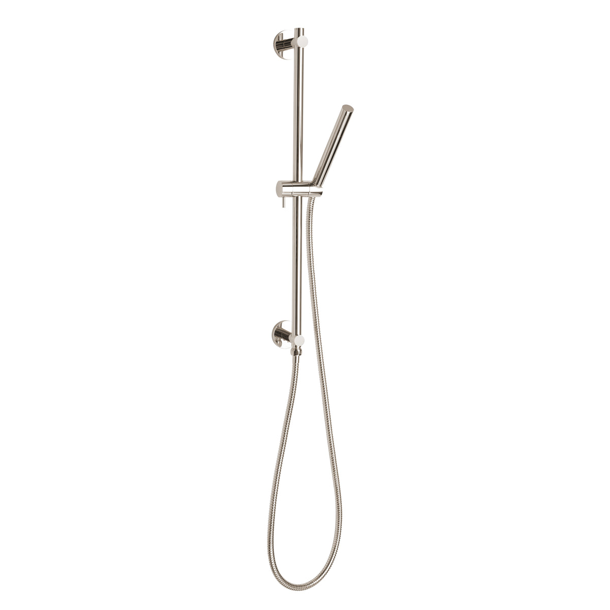 ThermaSol Shower Rail, Hose and Wand - Round
