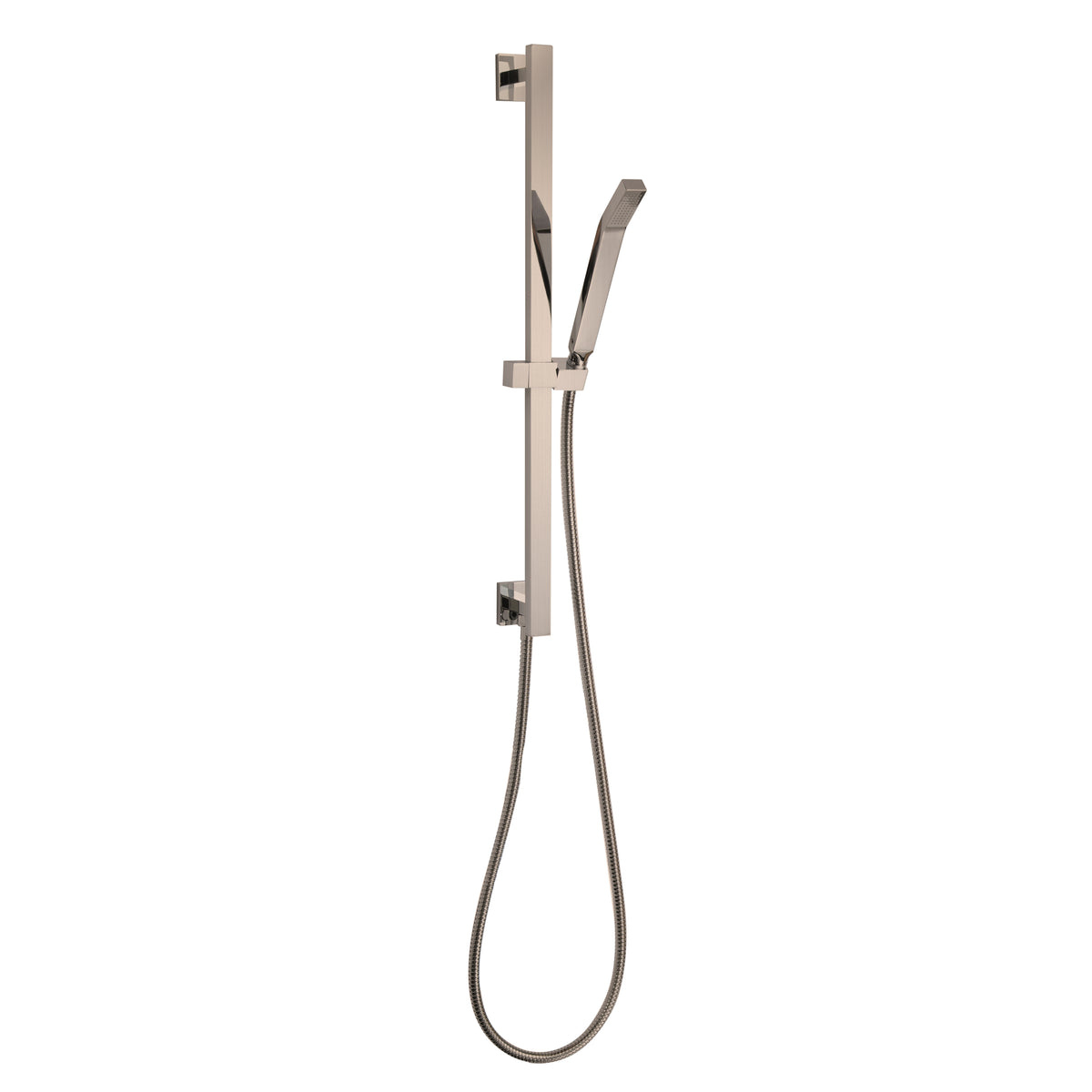 ThermaSol Shower Rail, Hose and Wand - Square