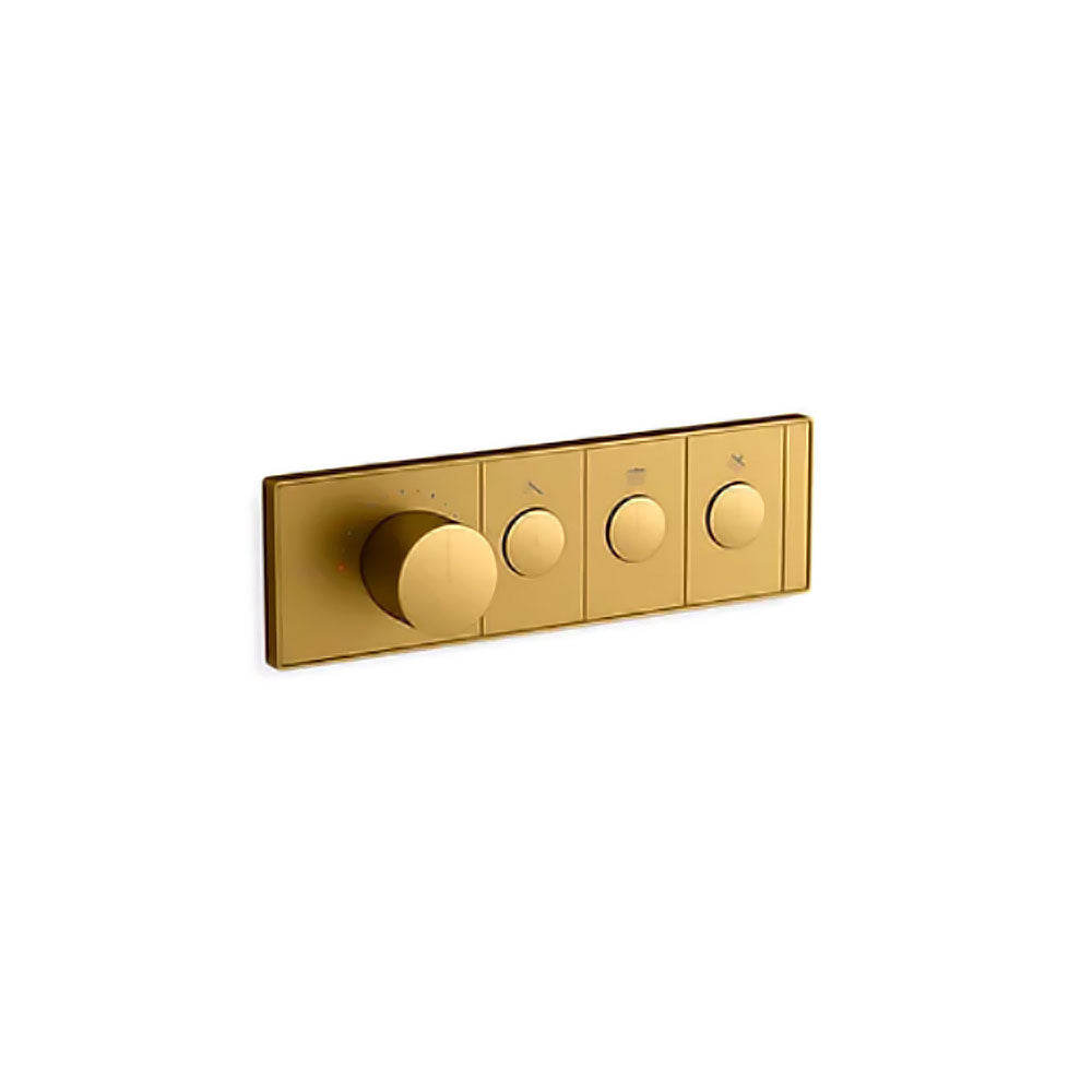 Kohler Anthem Three-Outlet Recessed Mechanical Thermostatic Valve Control