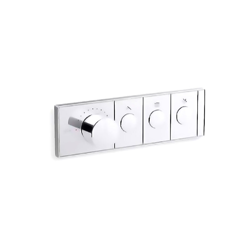 Kohler Anthem Three-Outlet Recessed Mechanical Thermostatic Valve Control