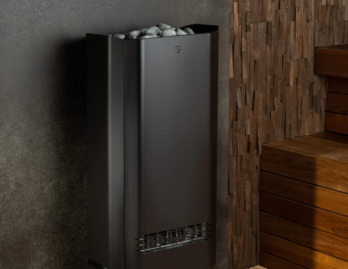 Saunum Air Perfect 10kW 240V Closed Basket Electric Sauna Heater Package