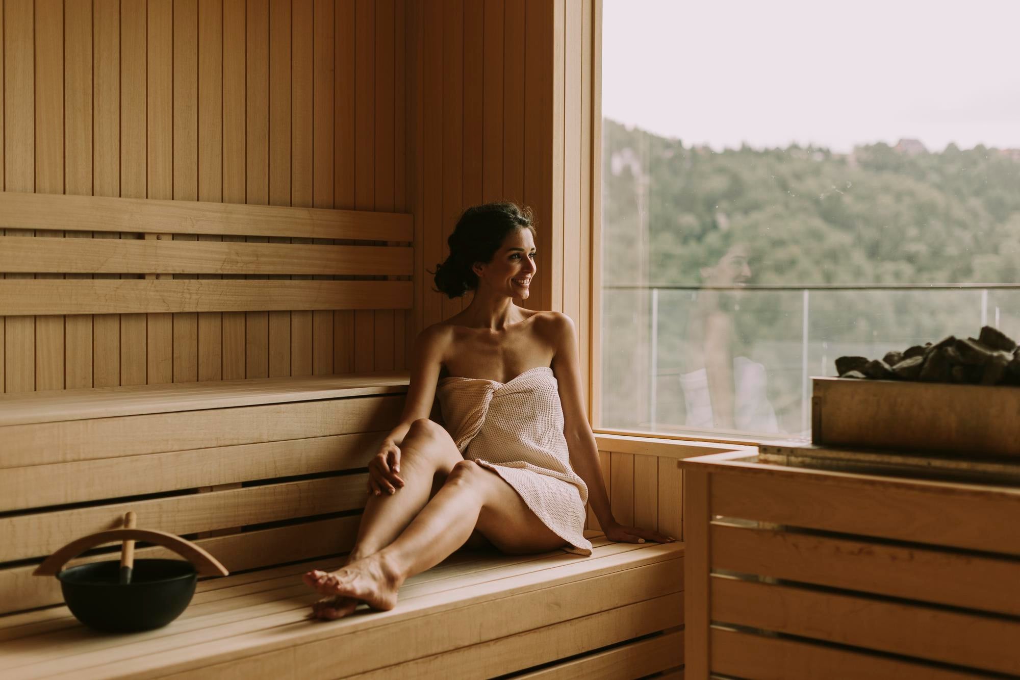 Sauna interior