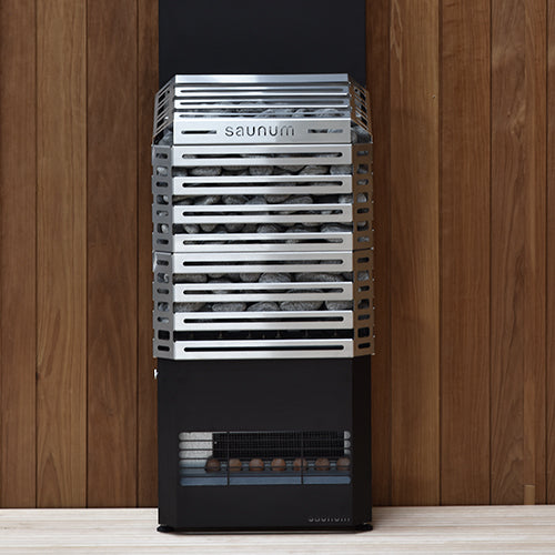 Saunum Air 5kW 240V Open Basket Electric Sauna Heater Package
