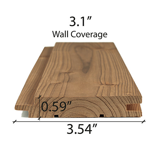 PROSAUNAS Thermo-Spruce 1X4 T&G STS4