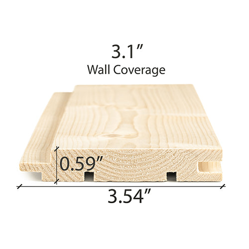PROSAUNAS Spruce 1X4 T&G STS4