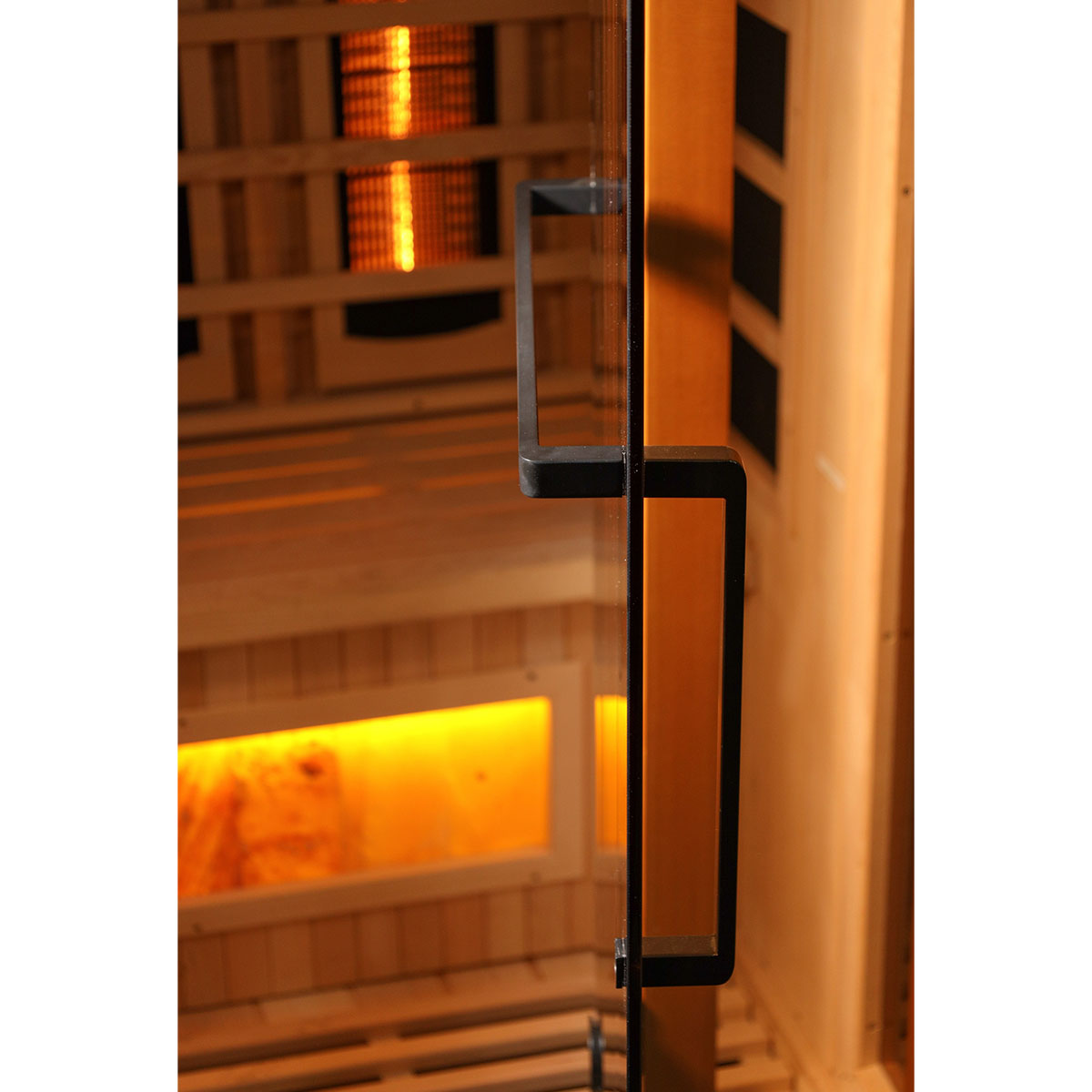 Golden Designs 2-Person Full Spectrum Infrared Sauna with Himalayan Salt Bar