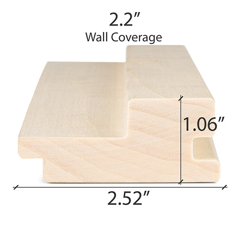 PROSAUNAS Aspen Grace™ 2X3 T&G