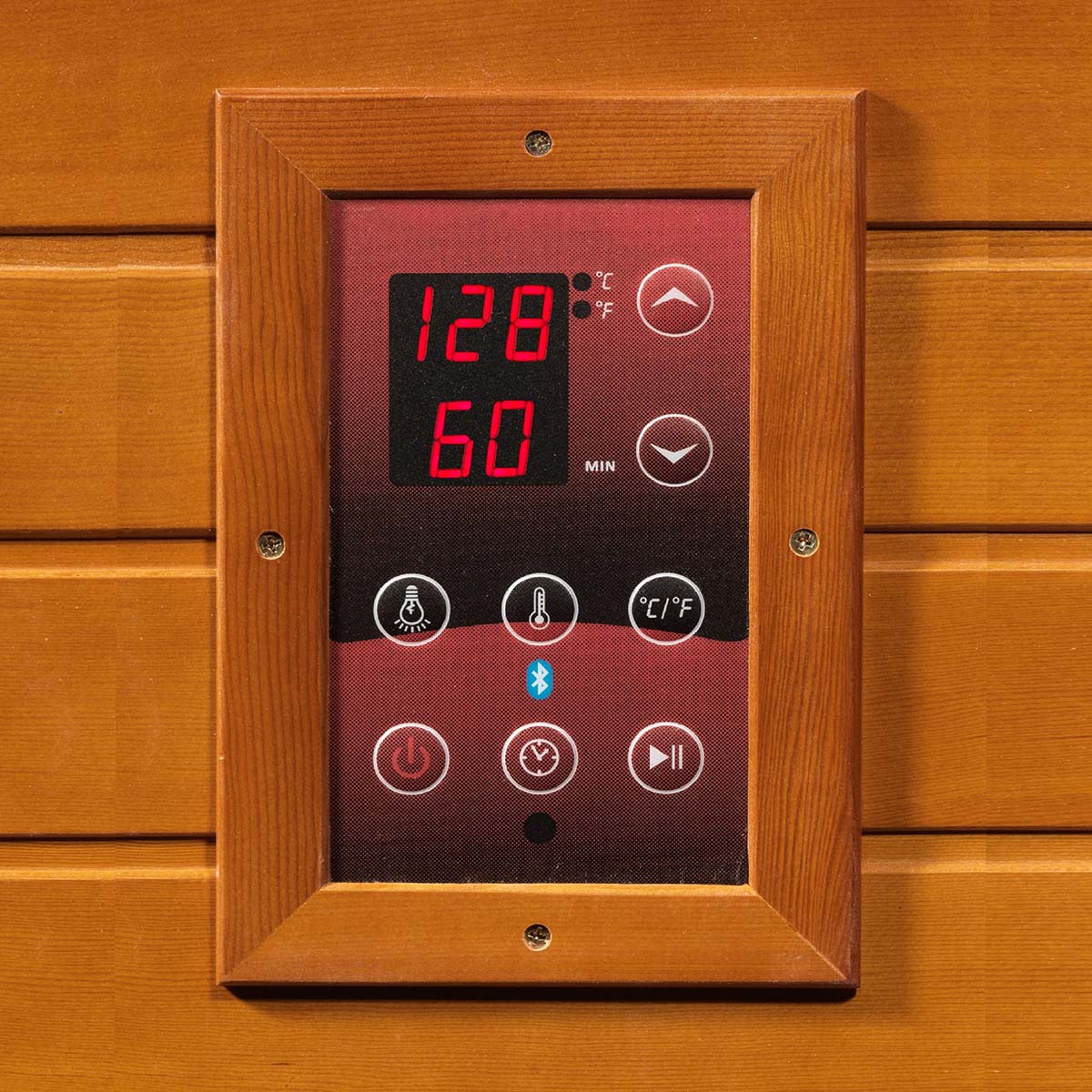 Golden Designs Dynamic Heming 2-person Corner Low EMF FAR Infrared Sauna