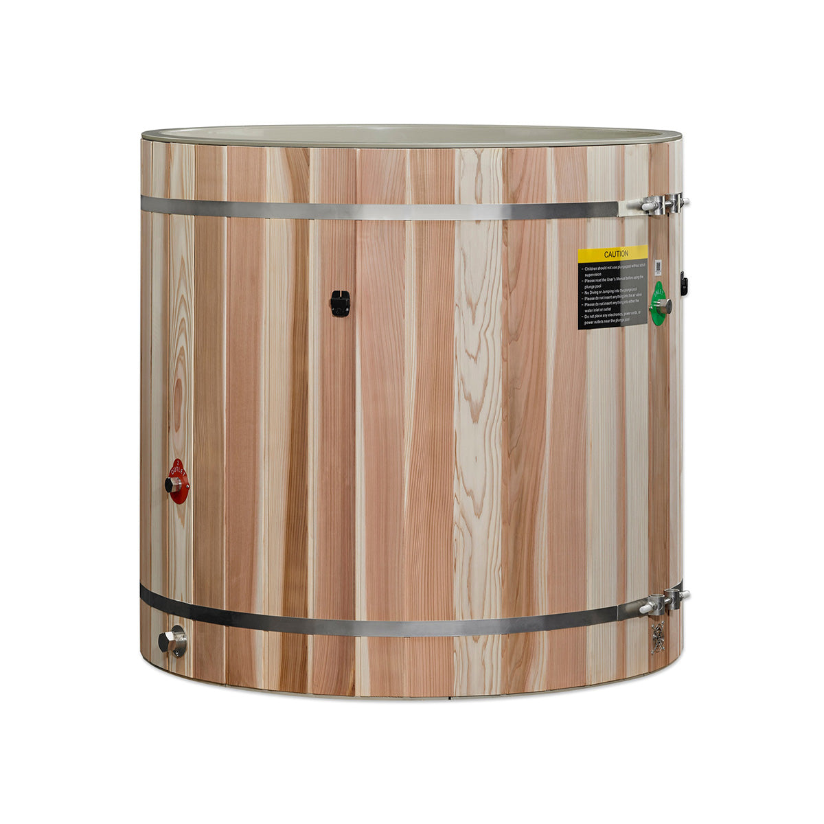 Golden Designs Dynamic Cold Therapy PVC Barrel Cold Plunge