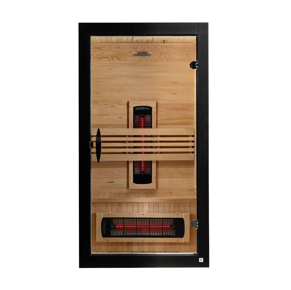 Golden Designs Dynamic Santorini 1-2-Person Full Spectrum Near Zero EMF FAR Infrared Sauna
