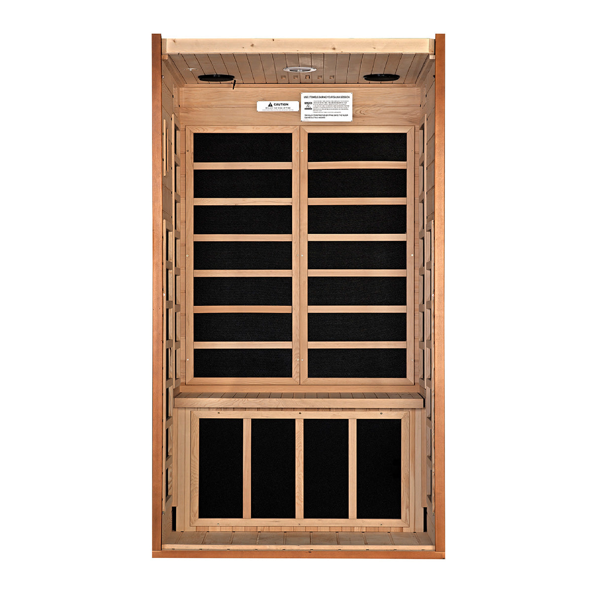 Golden Designs Dynamic Avila 1-2-person Low EMF FAR Infrared Sauna