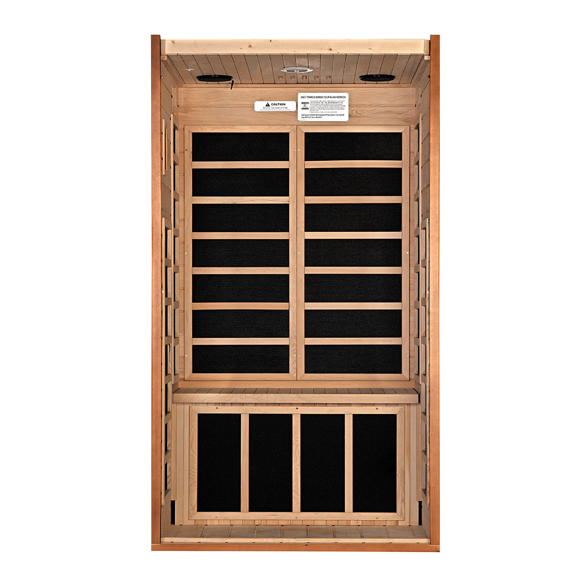 Golden Designs Dynamic Avila Elite 1-2-person Ultra Low EMF FAR Infrared Sauna