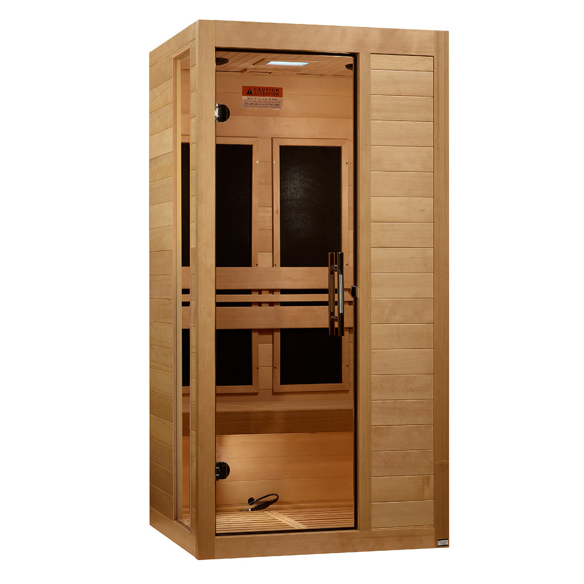Golden Designs Dynamic Veneto 1-2 Person Low EMF Far Infrared Sauna