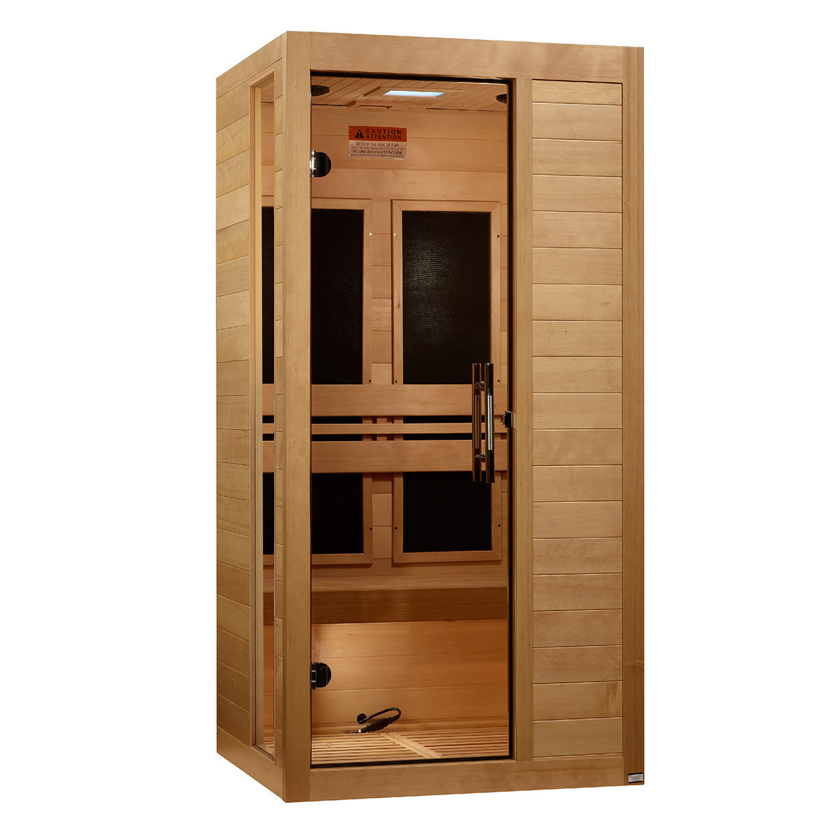 Golden Designs Dynamic Veneto Elite 1-2-person Ultra Low EMF FAR Infrared Sauna