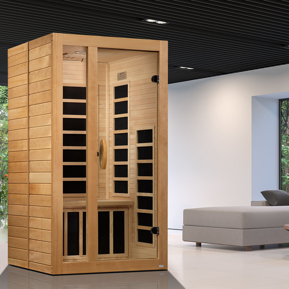 Golden Designs Dynamic Gracia Elite 1-2-person Ultra Low EMF FAR Infrared Sauna