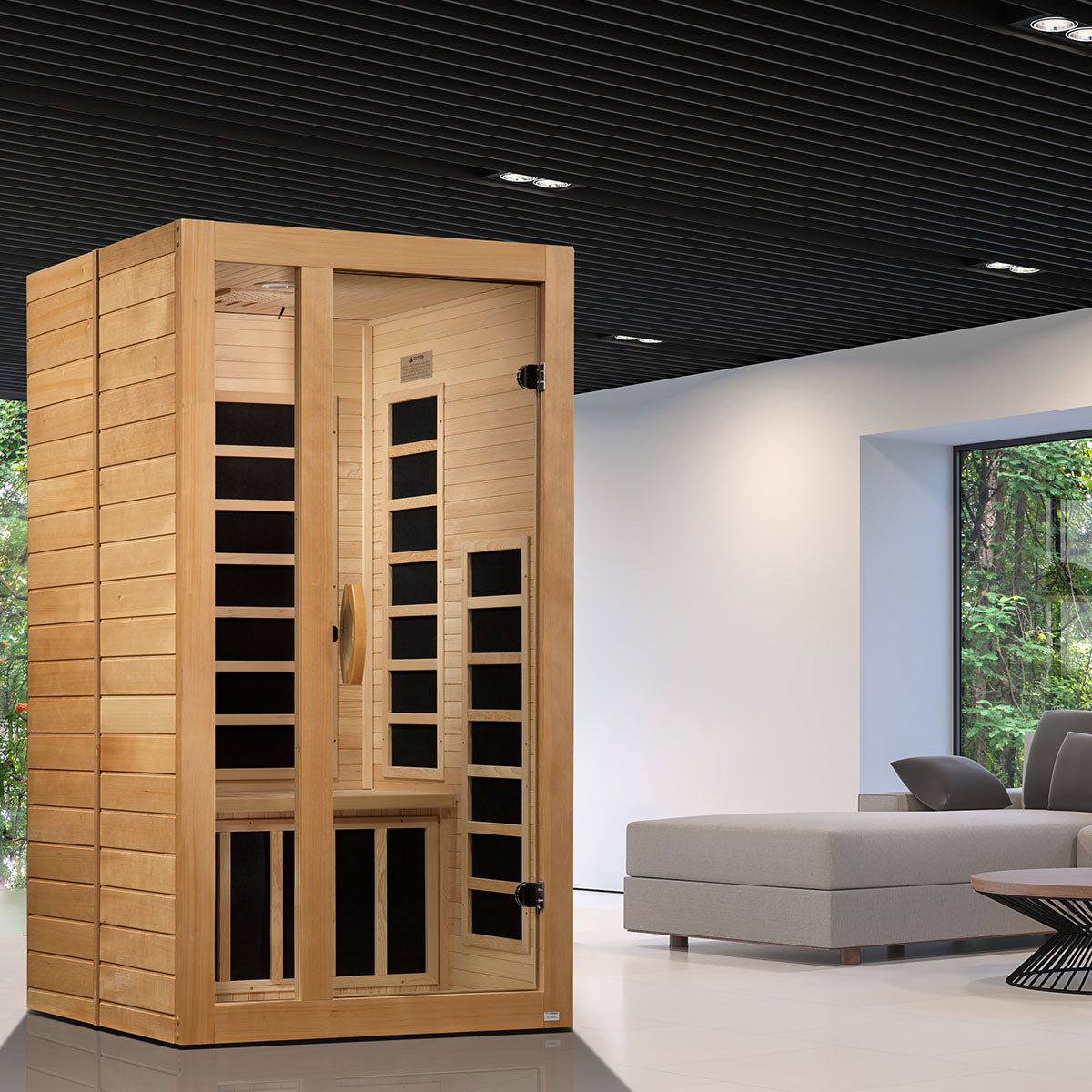 Golden Designs Dynamic Gracia Elite 1-2-person Ultra Low EMF FAR Infrared Sauna