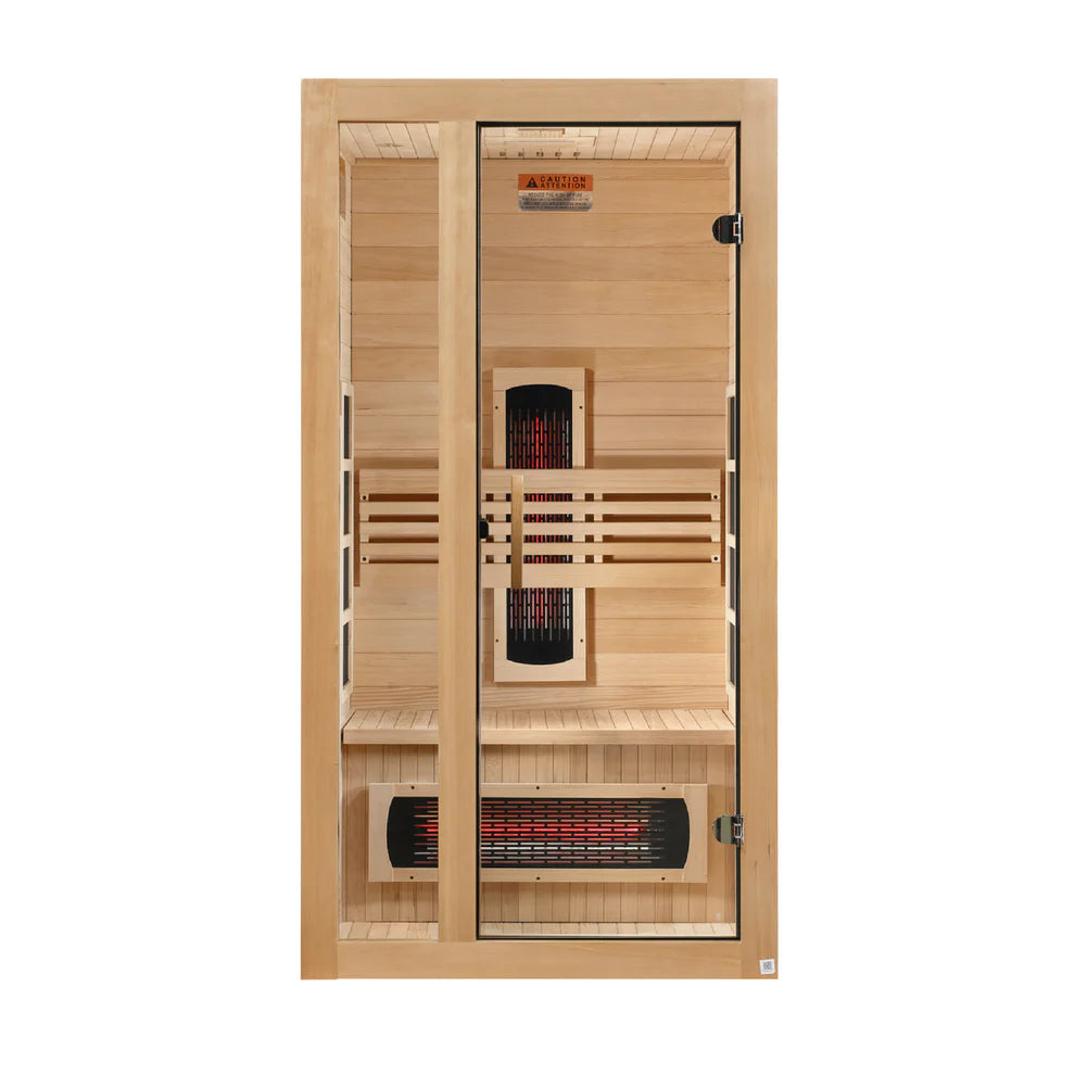 Golden Designs Dynamic Gracia 1-2-Person Full Spectrum Near Zero EMF FAR Infrared Sauna