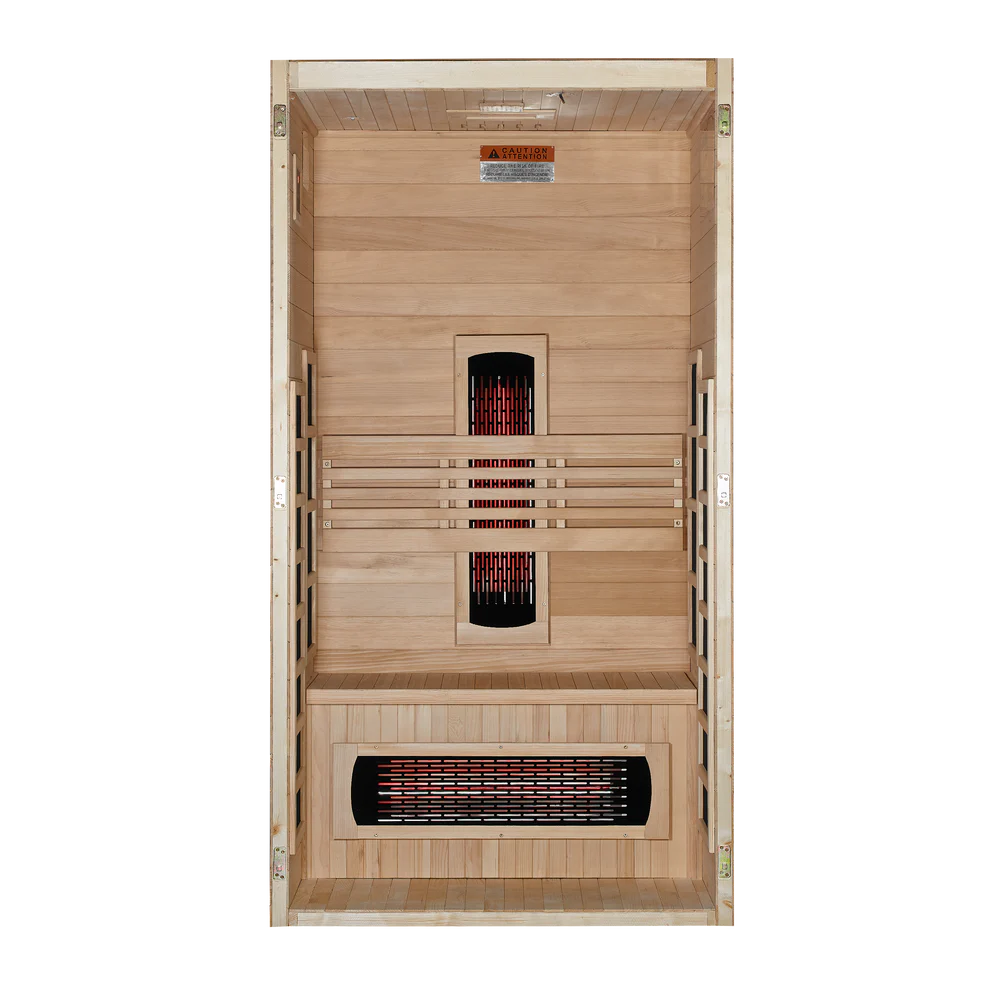 Golden Designs Dynamic Gracia 1-2-Person Full Spectrum Near Zero EMF FAR Infrared Sauna