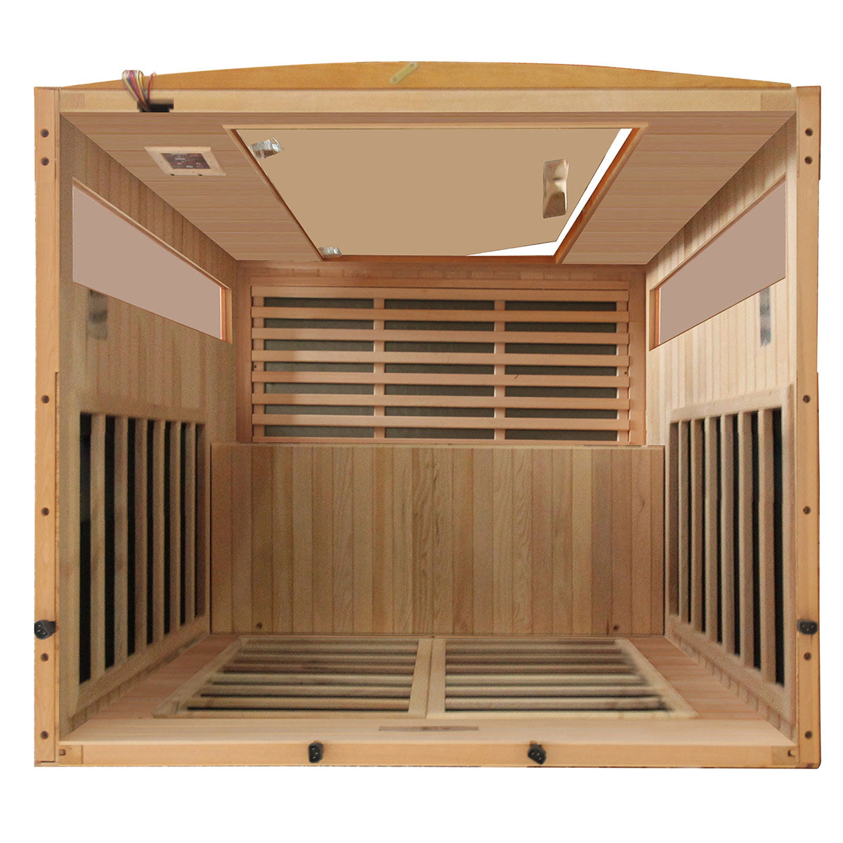 Golden Designs Dynamic Versailles Elite 2-person Ultra Low EMF FAR Infrared Sauna