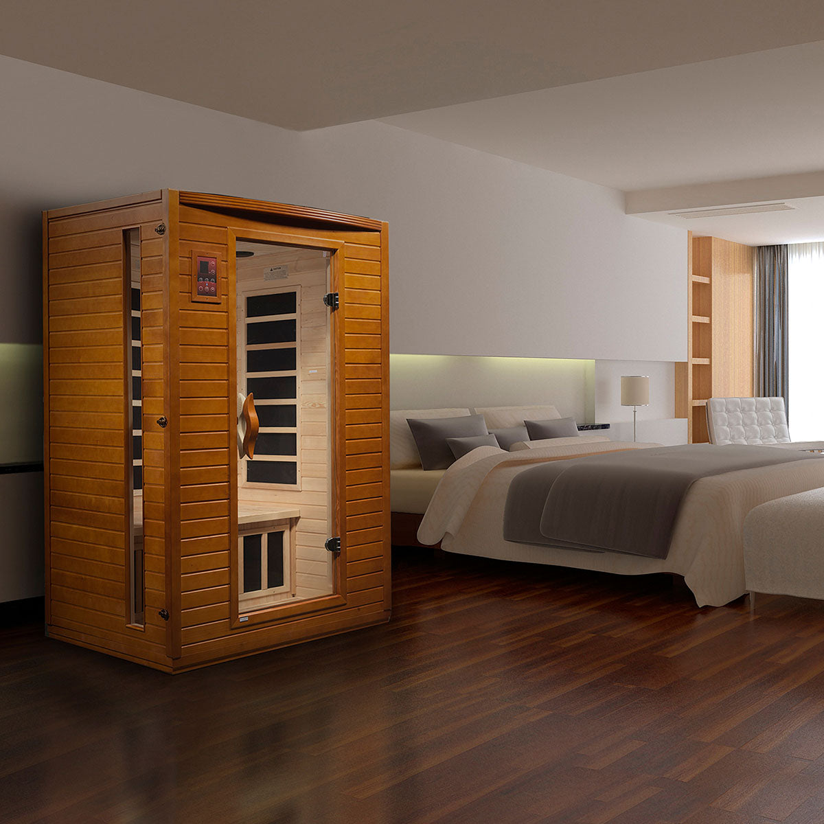 Golden Designs Dynamic Versailles 2-person Low EMF FAR Infrared Sauna
