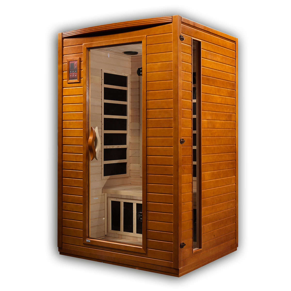 Golden Designs Dynamic Versailles Elite 2-person Ultra Low EMF FAR Infrared Sauna