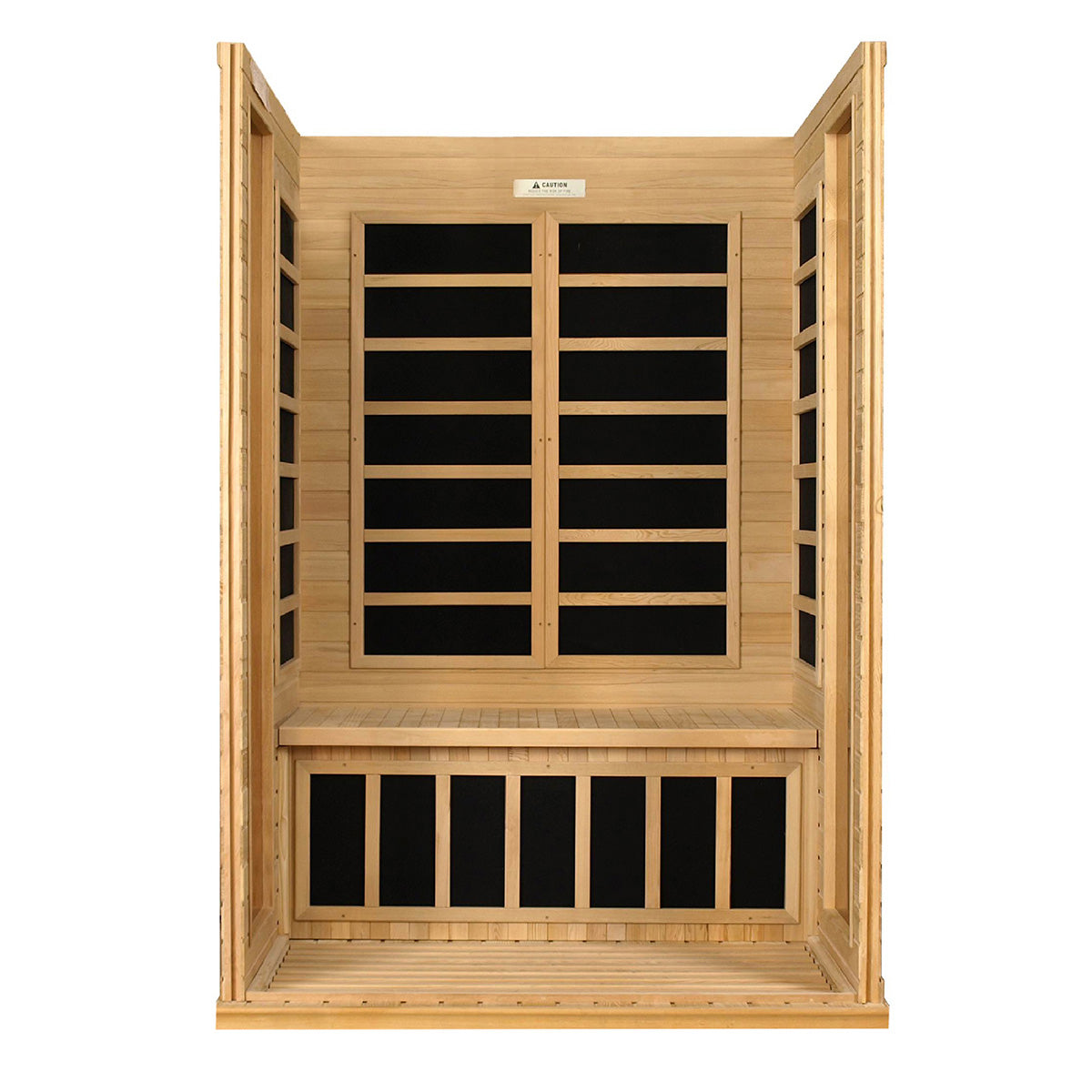 Golden Designs Dynamic Versailles 2-person Low EMF FAR Infrared Sauna