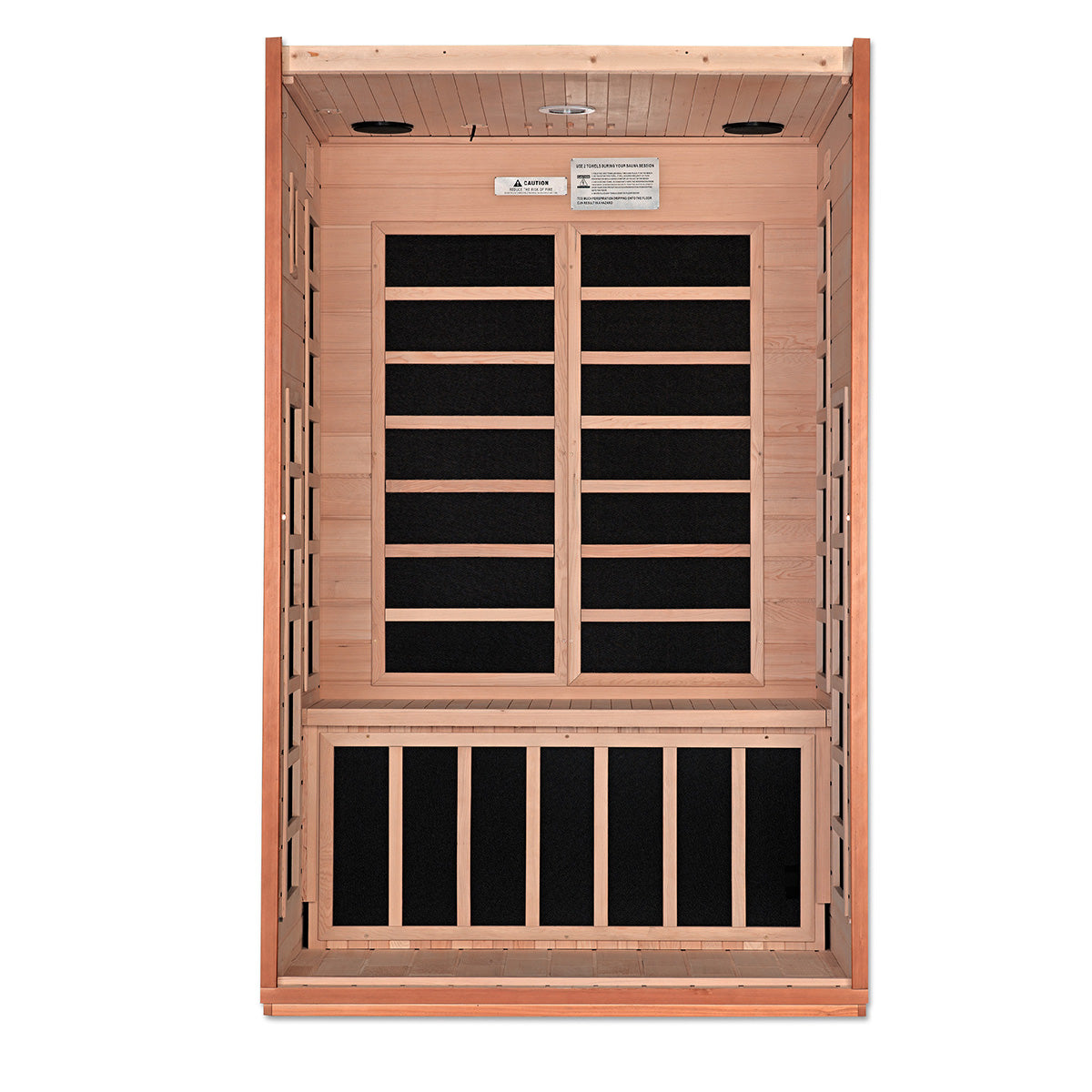 Golden Designs Dynamic Cordoba 2-person Low EMF FAR Infrared Sauna