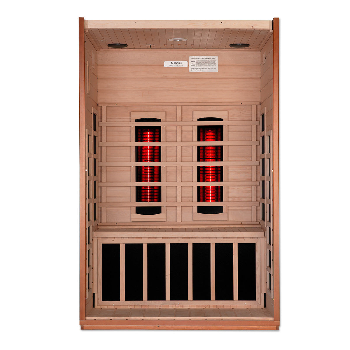 Golden Designs Dynamic Cardoba 2-Person Full Spectrum Near Zero EMF FAR Infrared Sauna