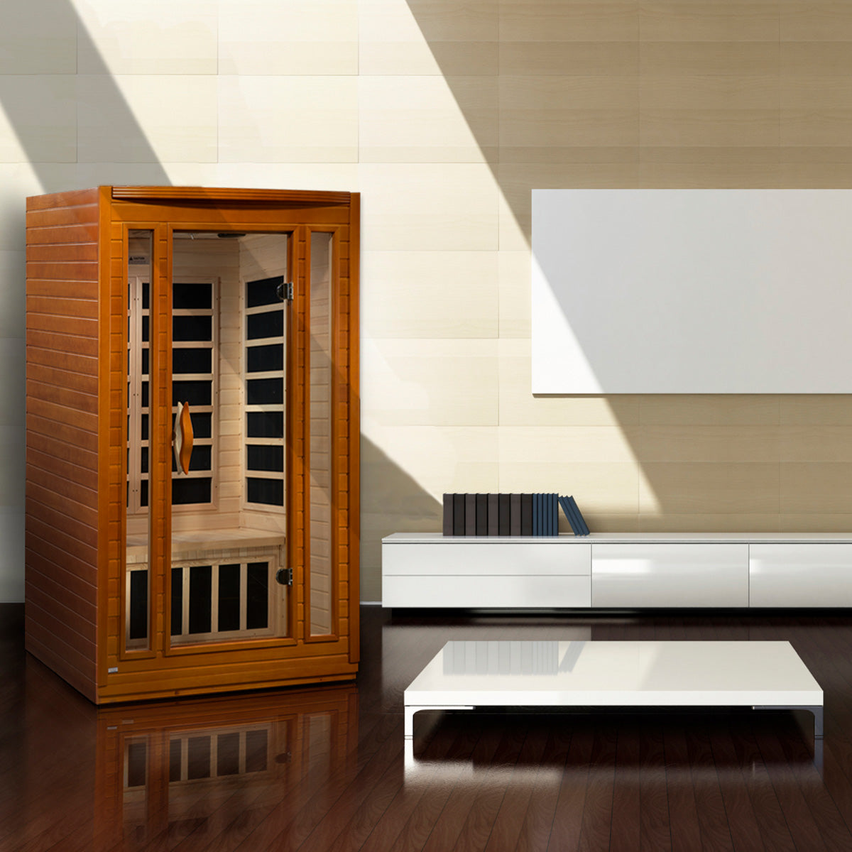 Golden Designs Dynamic San Marino Elite 2-person Ultra Low EMF FAR Infrared Sauna