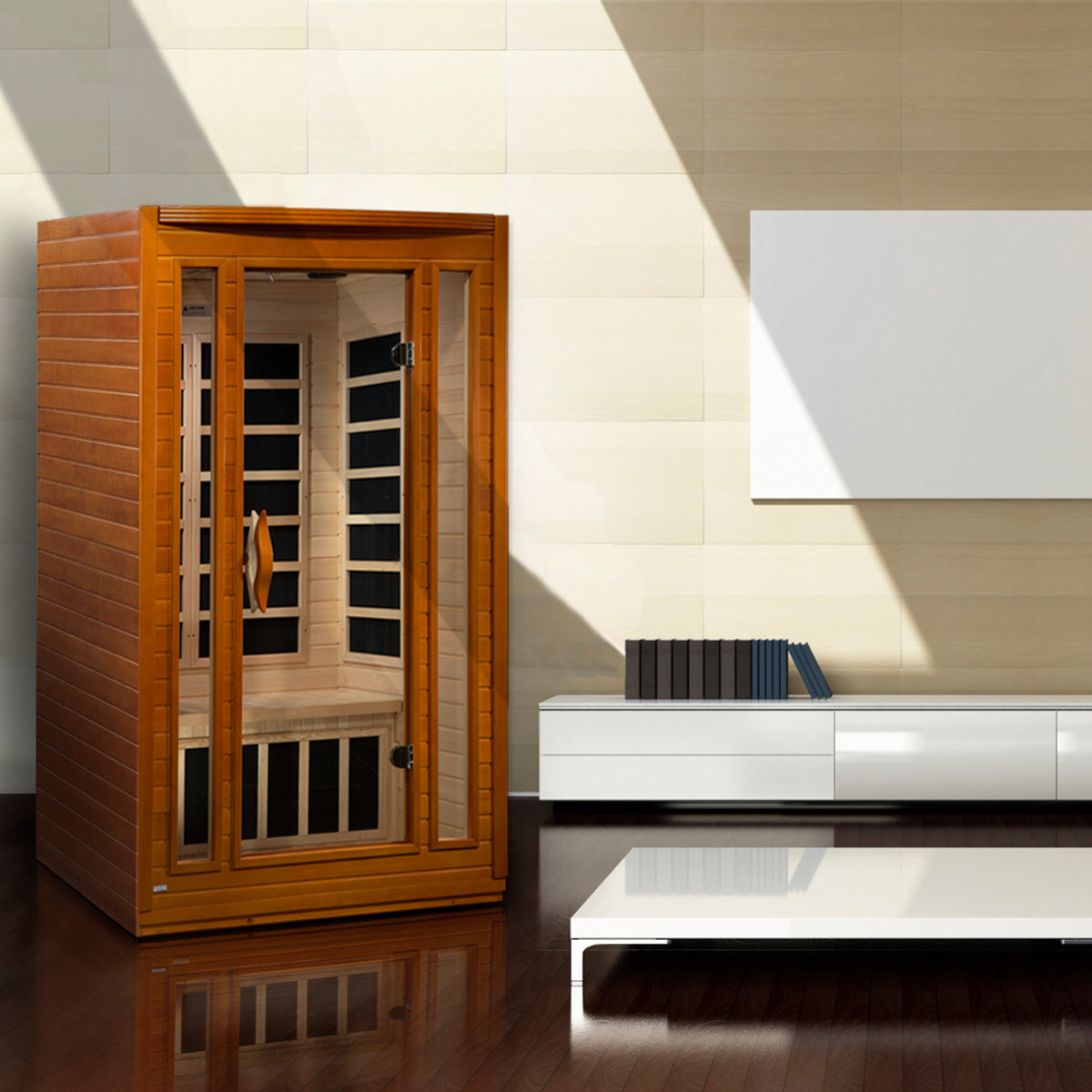 Golden Designs Dynamic San Marino 2-person Low EMF FAR Infrared Sauna
