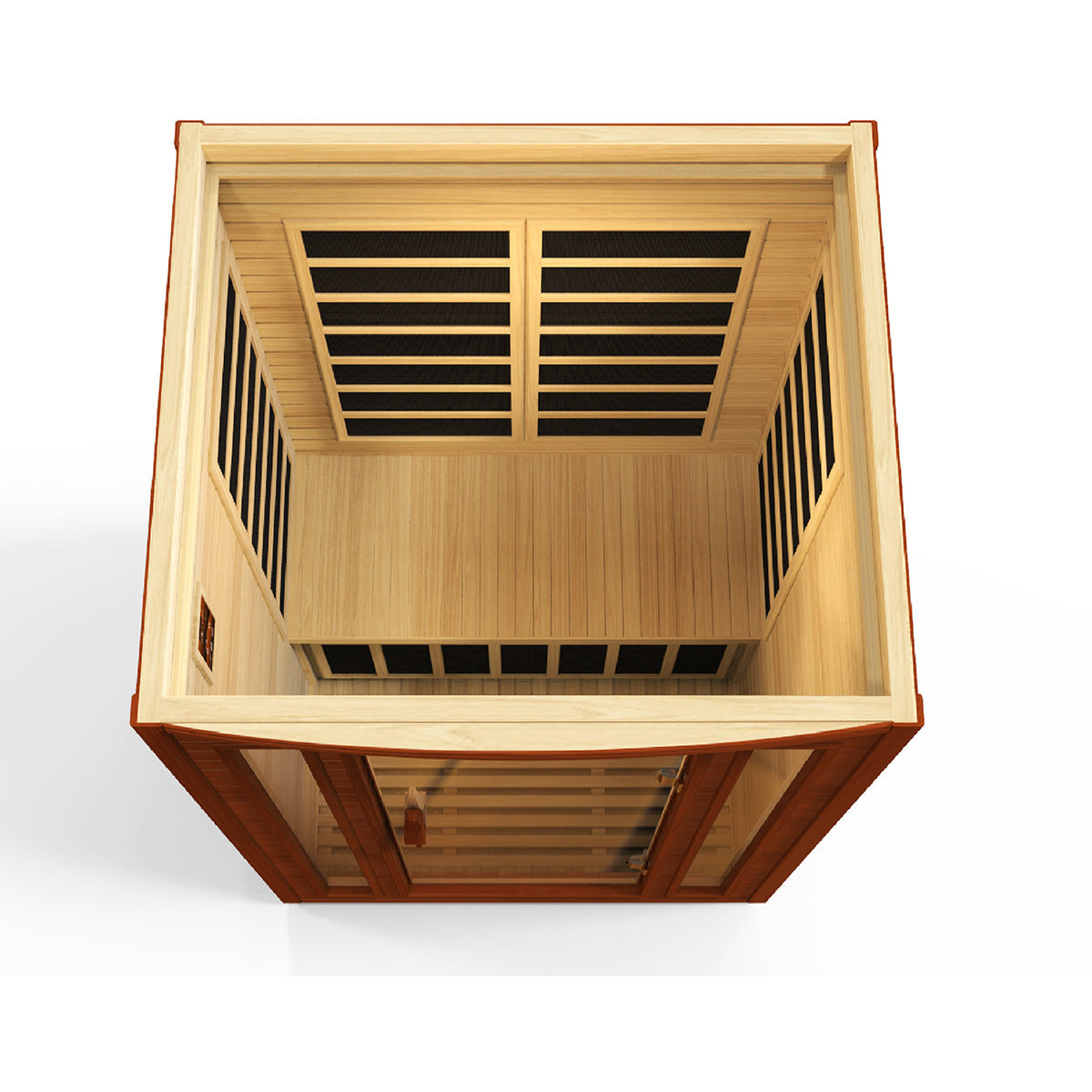 Golden Designs Dynamic San Marino 2-person Low EMF FAR Infrared Sauna
