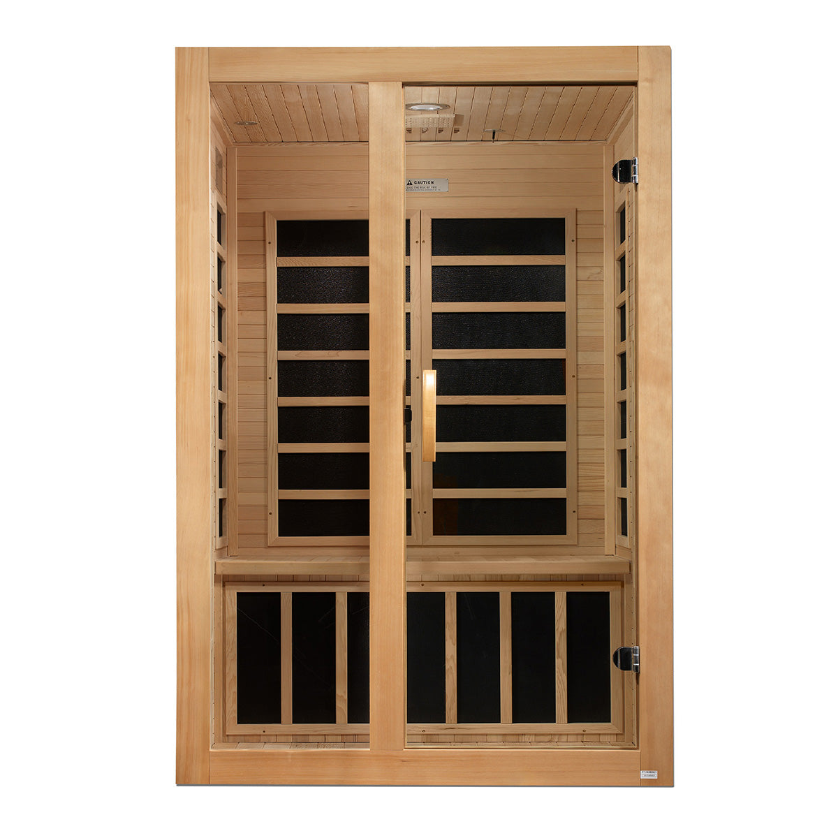 Golden Designs Dynamic Santiago 2-person Low EMF FAR Infrared Sauna