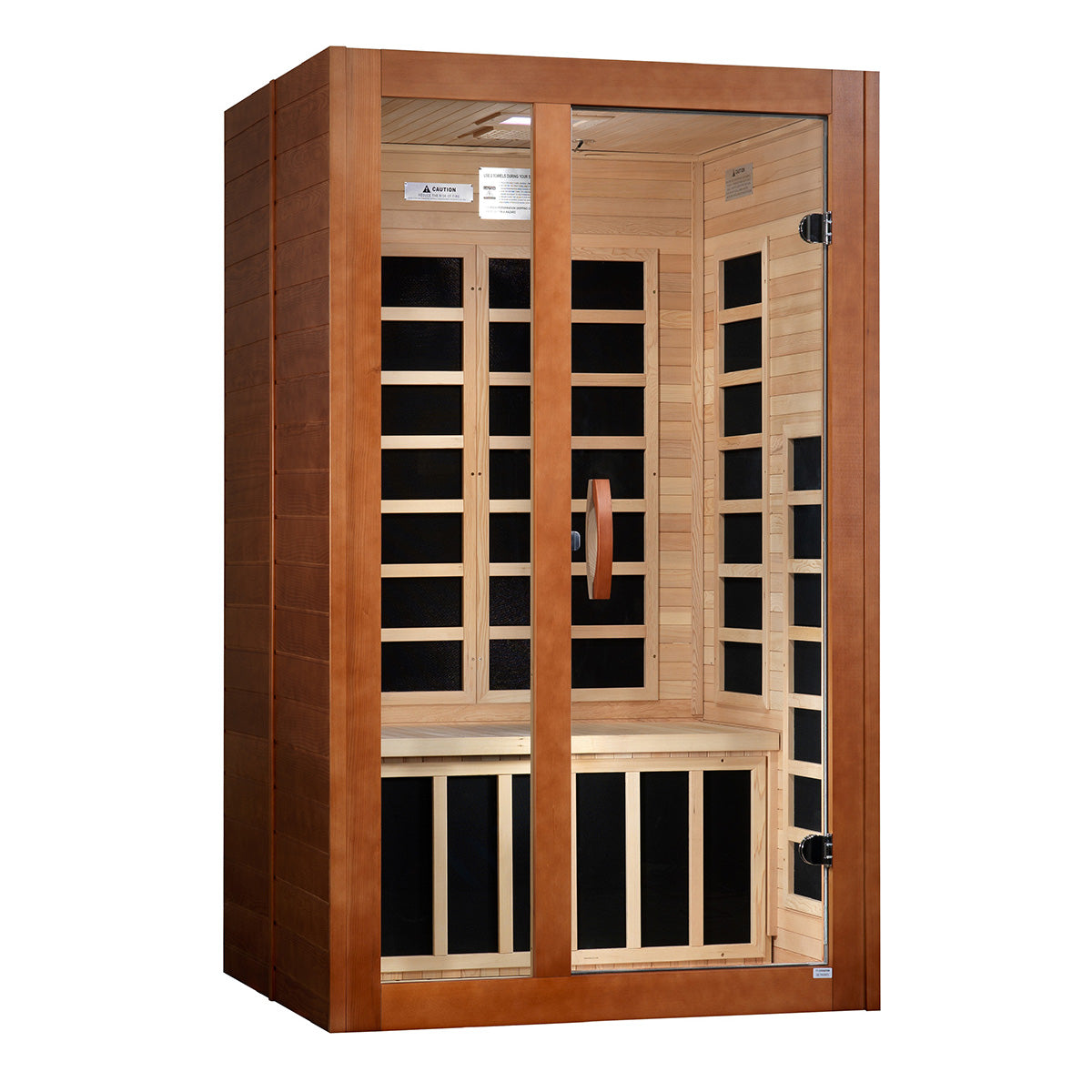 Golden Designs Dynamic Santiago Elite 2-person Ultra Low EMF FAR Infrared Sauna