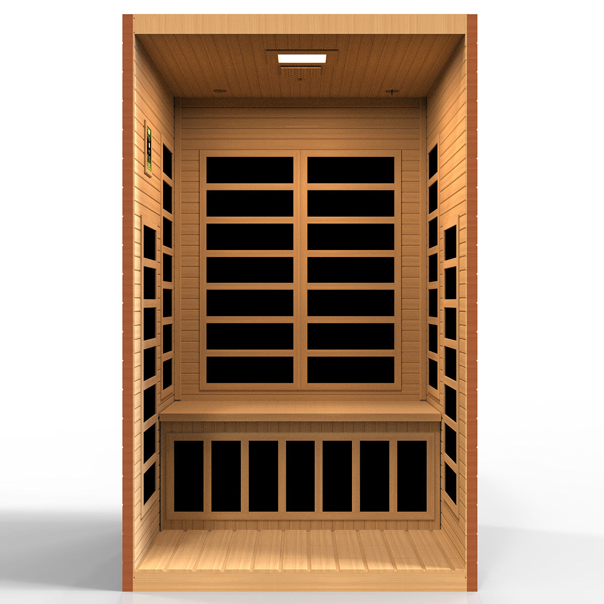 Golden Designs Dynamic Santiago Elite 2-person Ultra Low EMF FAR Infrared Sauna